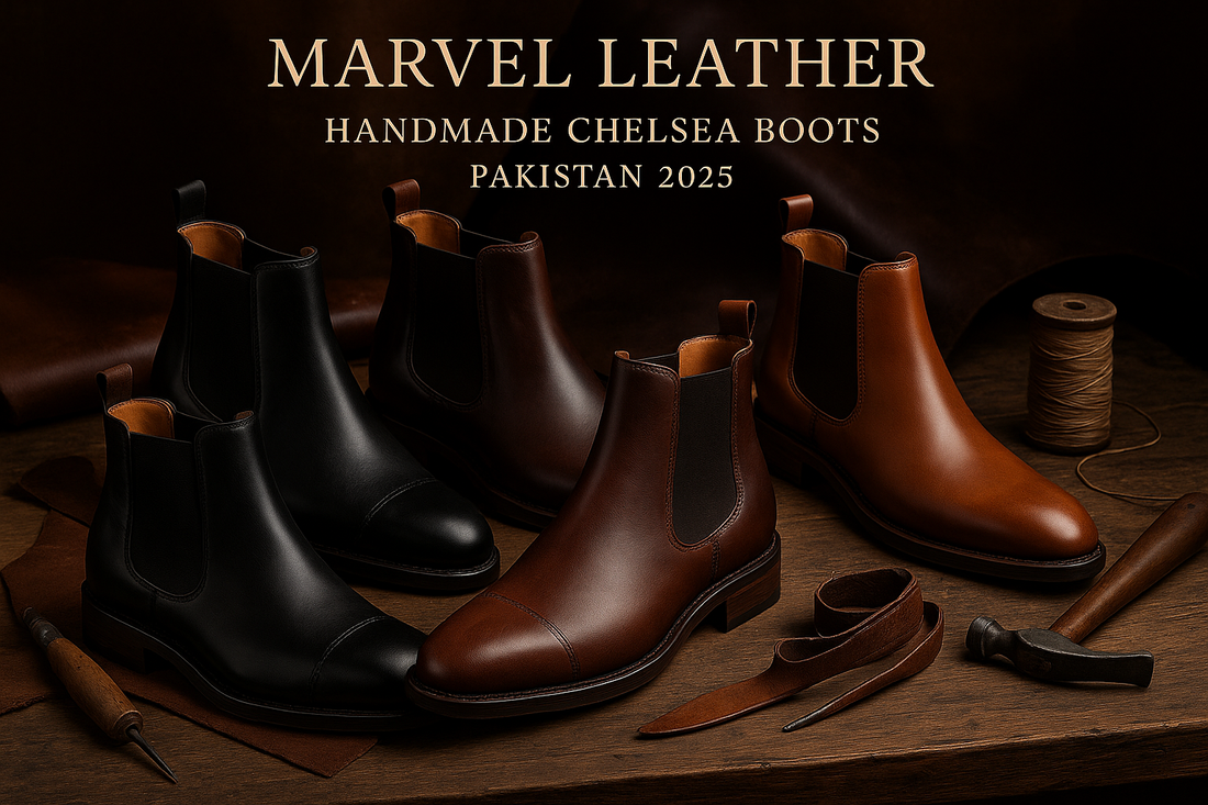 Chelsea Boots in Pakistan 2025 – Best Styles & Handmade Options by Marvel Leather