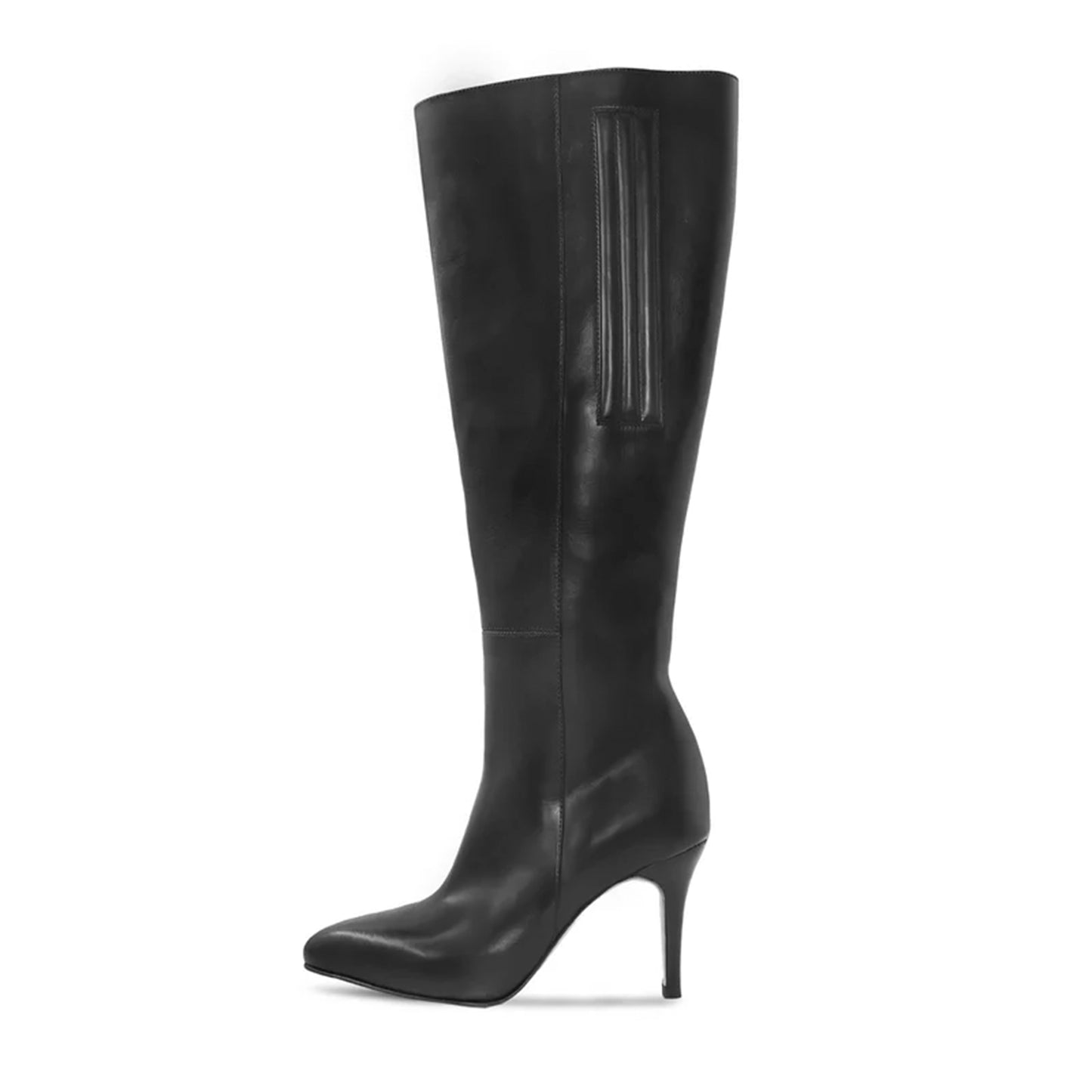 Side Profile of Eleonora High-Heeled Crocodile Leather Boots