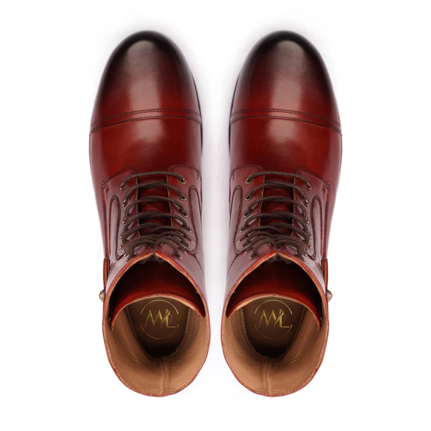 Luxury Brand on the go Fiorenzo Double Buckle Combat Boots For Men by Marvel Leather. Shipping Worldwide