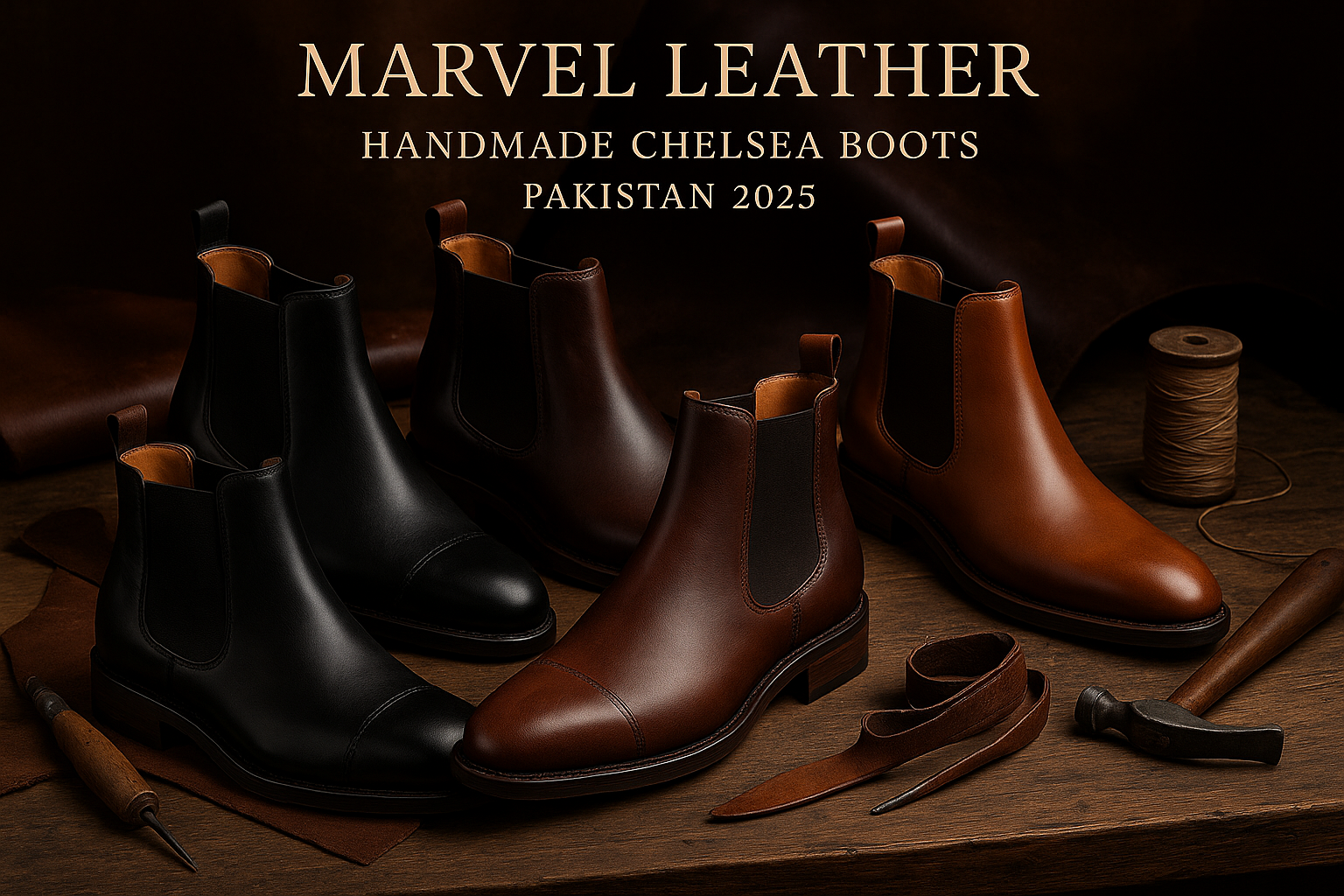 Chelsea Boots in Pakistan 2025 – Best Styles & Handmade Options by Marvel Leather