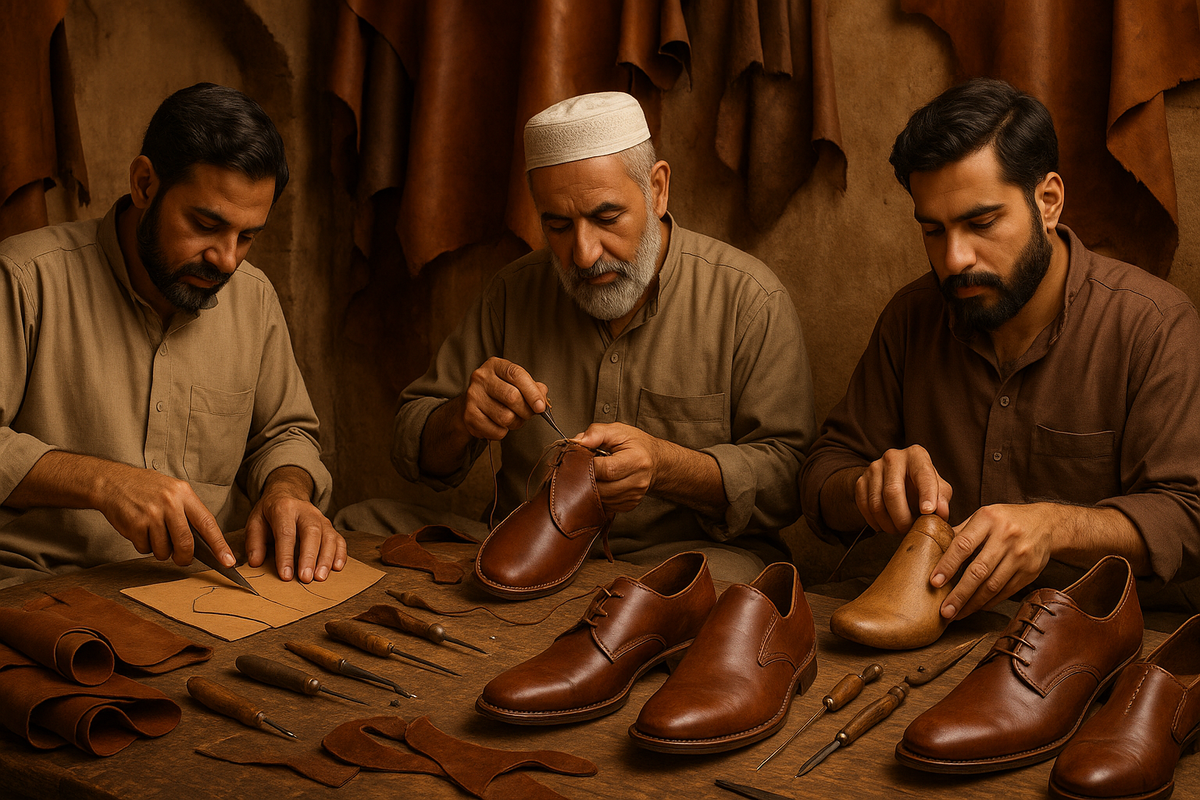 How Handmade Leather Shoes Are Crafted in Pakistan