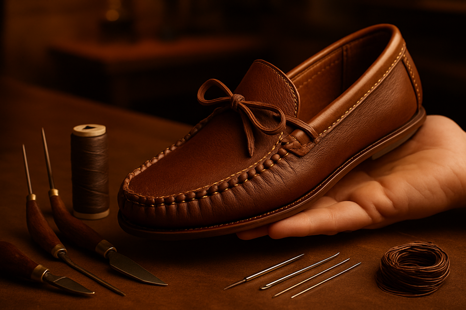 Shop Moccasins in Pakistan | Handcrafted Leather by Marvel Leather