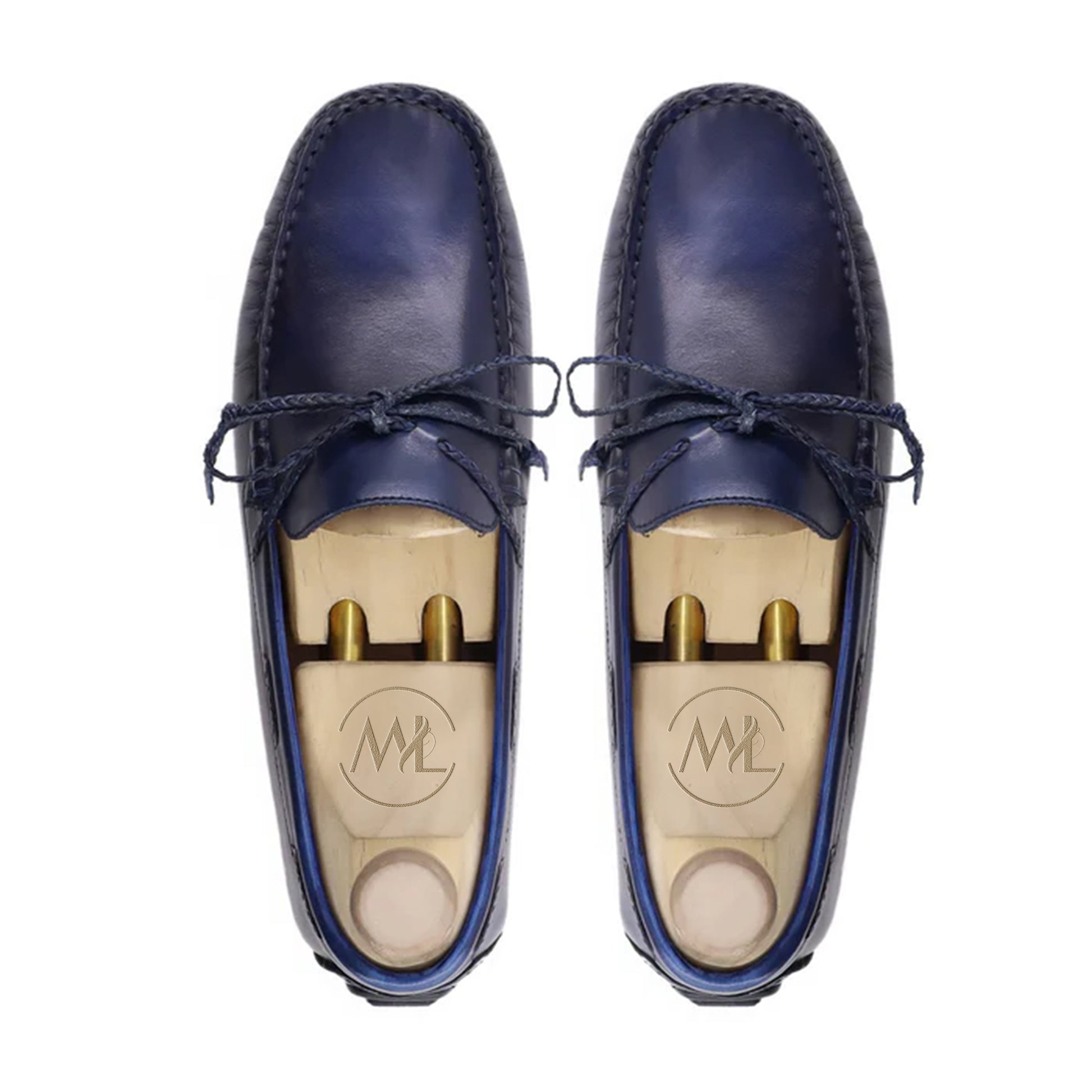 Blaise Moccasins Top View – Classic French-Inspired Slip-on Shoes
