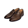 Ettore Pebbled Leather LV Loafers Front – Marvel Leather Handmade Brown Loafers