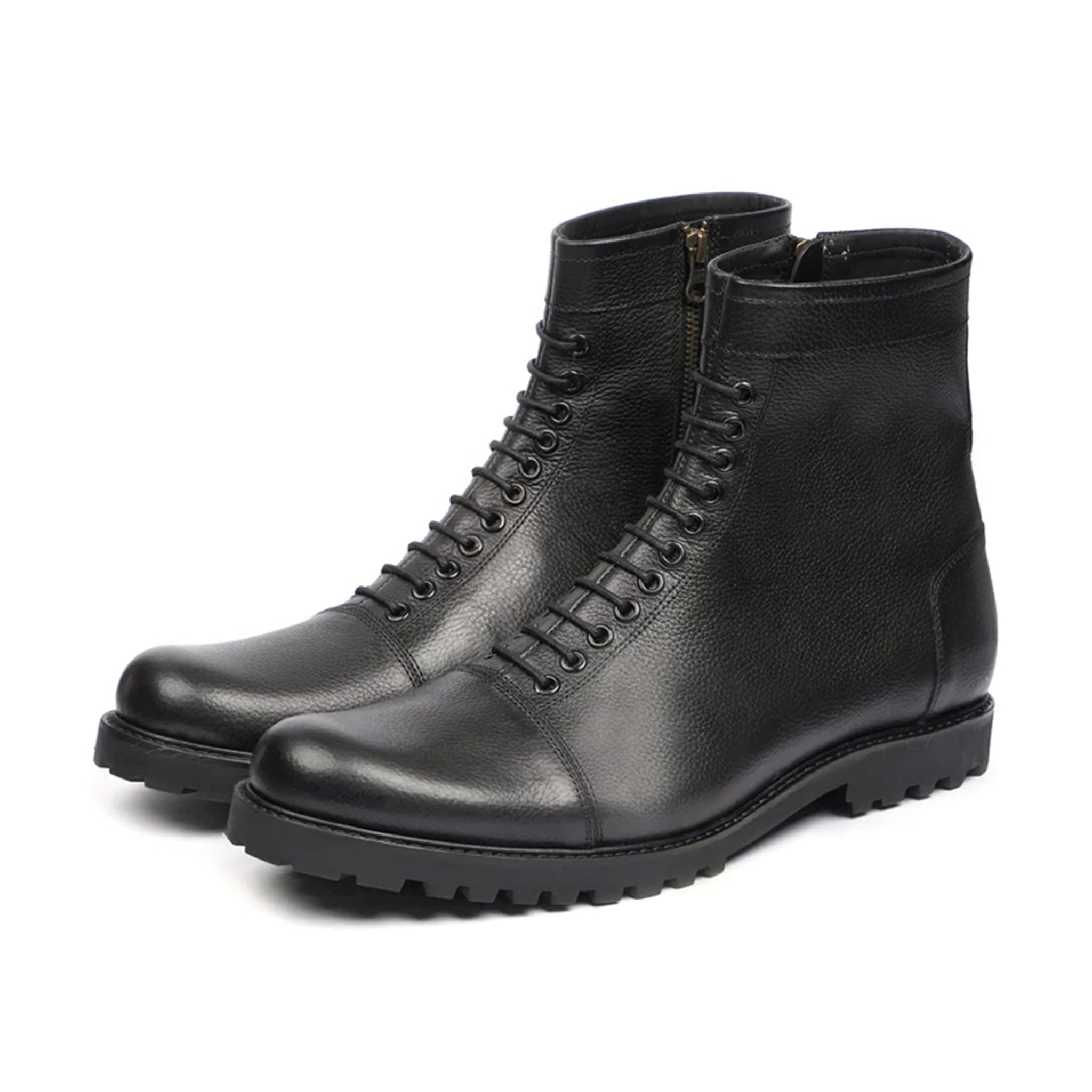 Valente Classic Combat Boots – Front Angle
