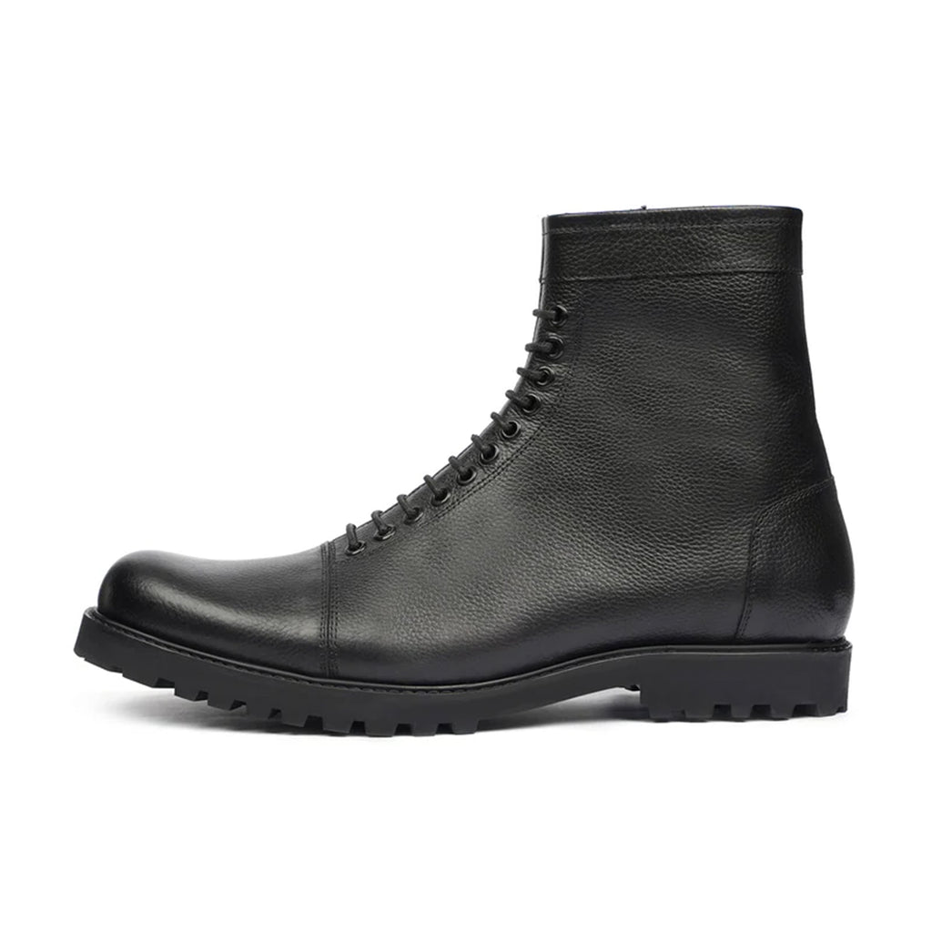 Side View of Valente Classic Combat Boots for Men
