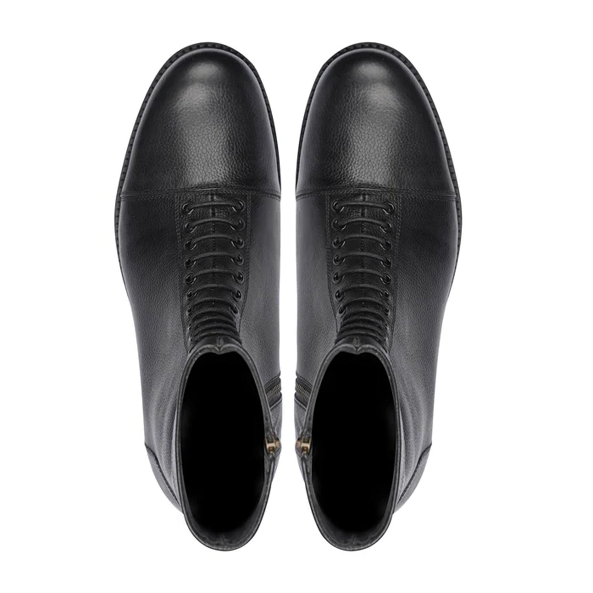Top Valente Classic Combat Boots Showing Inner Sole Marvel Leather Logo
