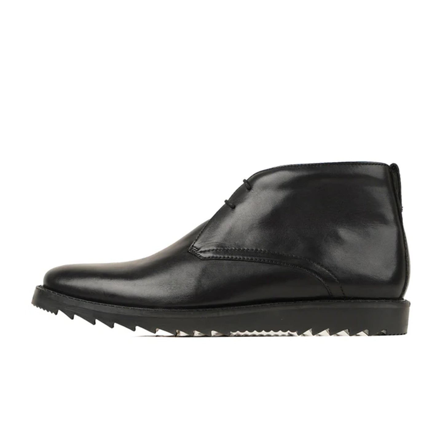 Vincenzo Black Leather Desert Boots Side By Marvel Leather
