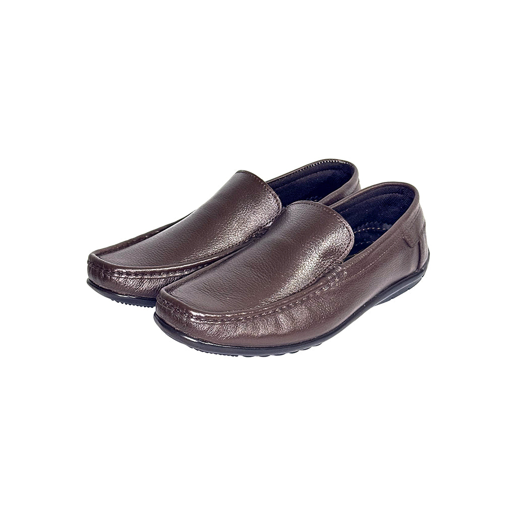 elio minimalist soft leather driving moccasins side