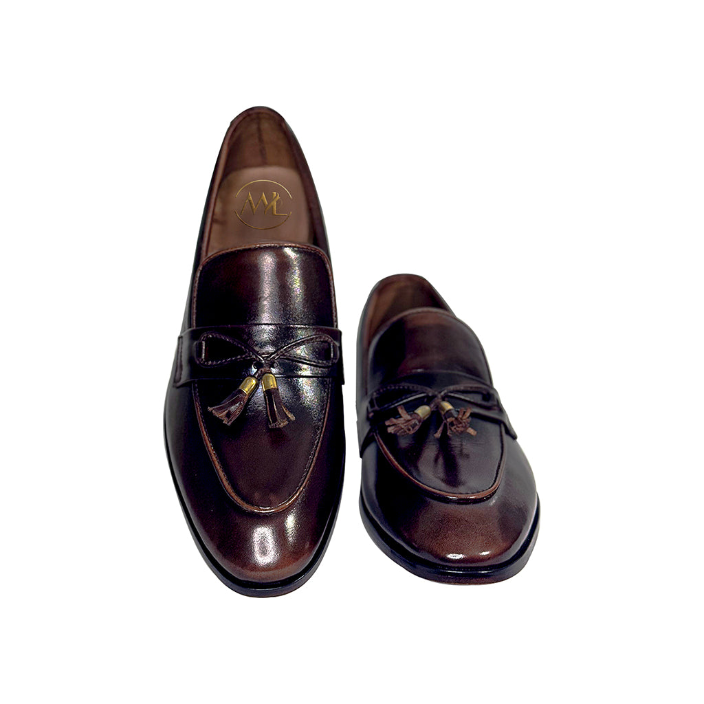 julien tassel leather loafers pair - Marvel Leather 