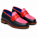 Marvel Pink & Red Contrast Penny Loafers