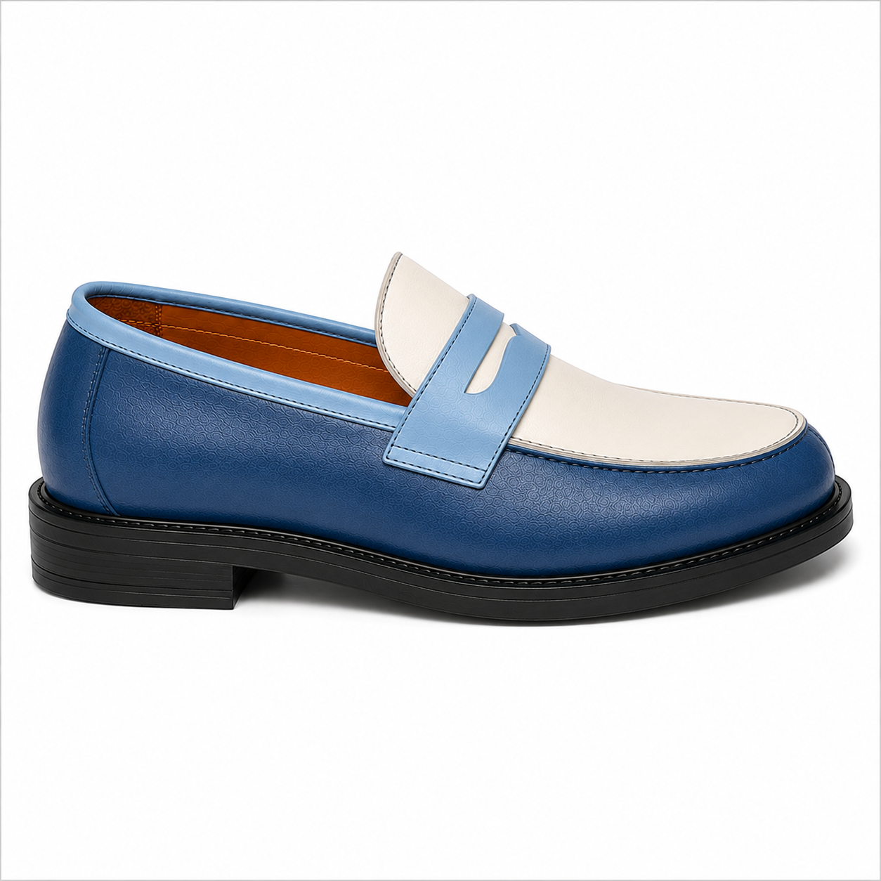 Marvel Premium Two-Tone Penny Loafers side view