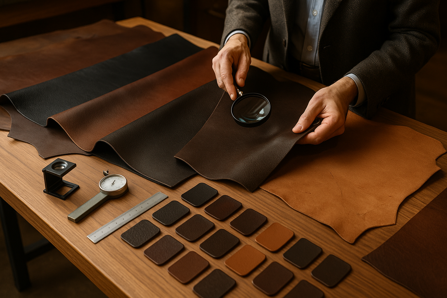 Sourcing and Selection of Premium Leather