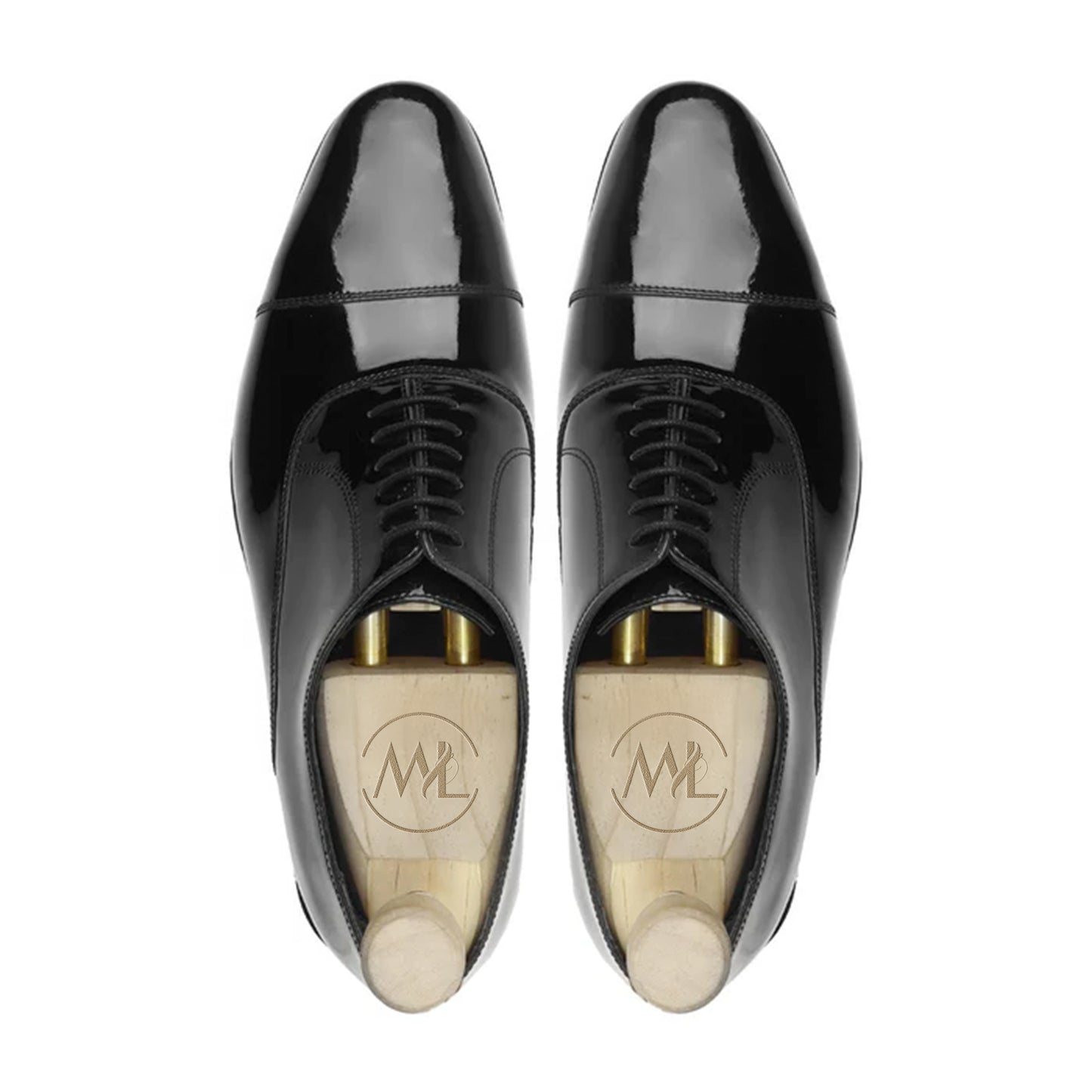 Thierry Classic Patent Leather Oxford Shoes – Marvel Leather Handmade Black Formal Shoes