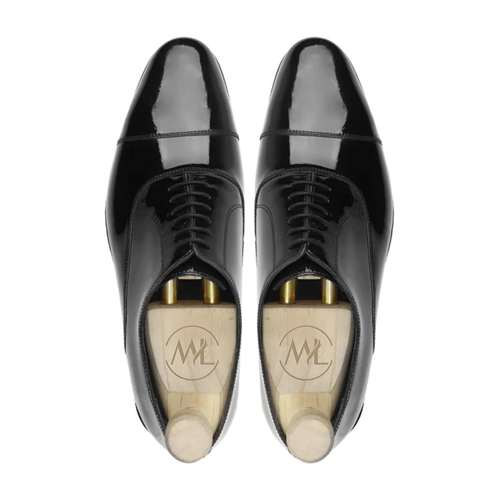 Thierry Classic Patent Leather Oxford Shoes – Marvel Leather Handmade Black Formal Shoes